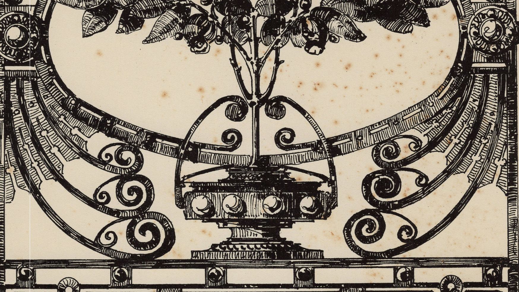 Il ferro battuto Liberty di Silvio Gambini